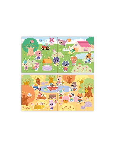 Pegatinas gruesas reposicionables