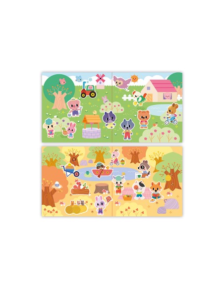 Pegatinas gruesas reposicionables