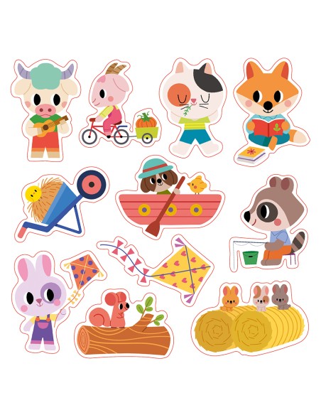 Pegatinas gruesas reposicionables