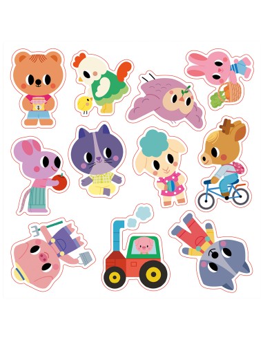 Pegatinas gruesas reposicionables