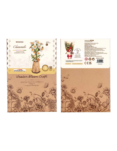 Camomila de madera para montar