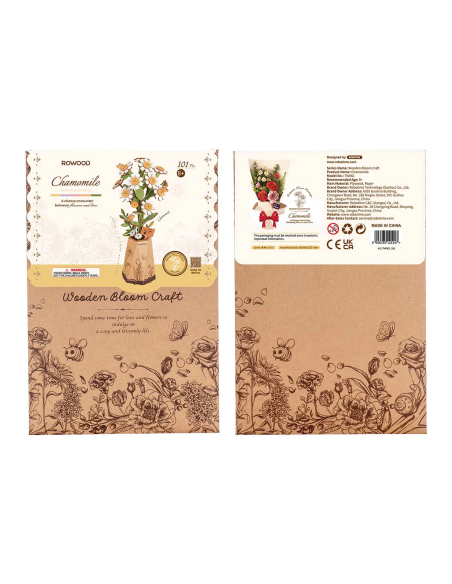 Camomila de madera para montar