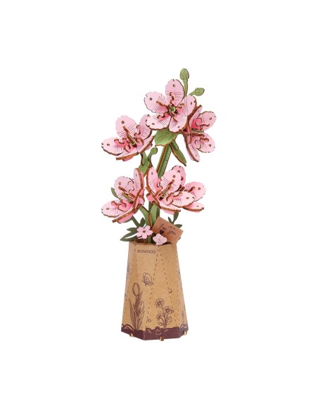 Flor de cerezo de madera para montar