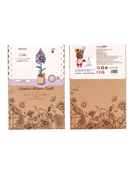 Lila de madera para montar