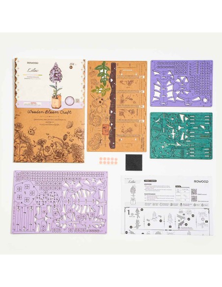 Lila de madera para montar