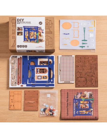 Maqueta para montar Leisure time tea room