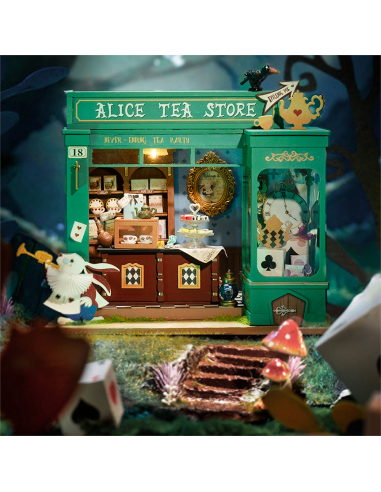 Maqueta para montar Alice's tea store