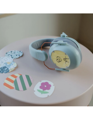 Auriculares anti ruido Kidynoise, color verde