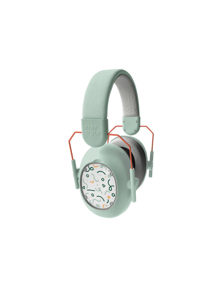 Auriculares anti ruido Kidynoise, color verde