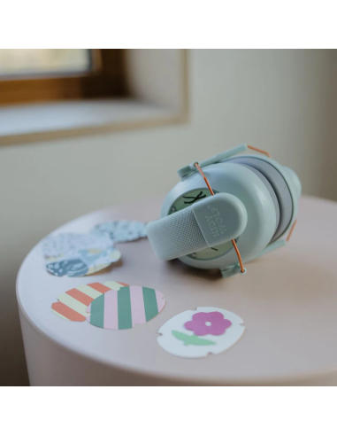 Auriculares anti ruido Kidynoise, color verde