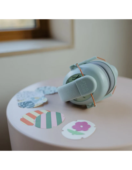 Auriculares anti ruido Kidynoise, color verde