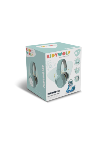 Auriculares anti ruido Kidynoise, color azul