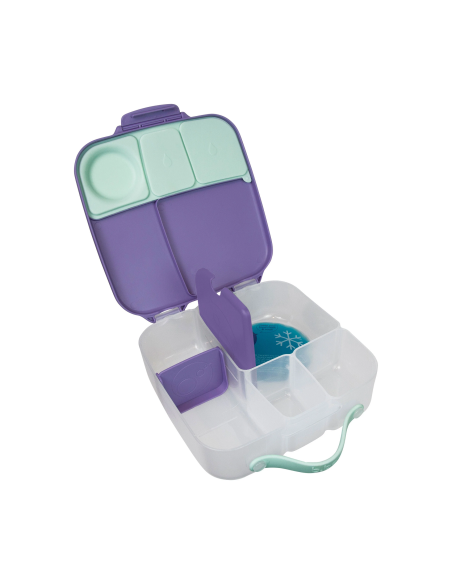 Fiambrera grande con gel refrigerante Lilac Pop