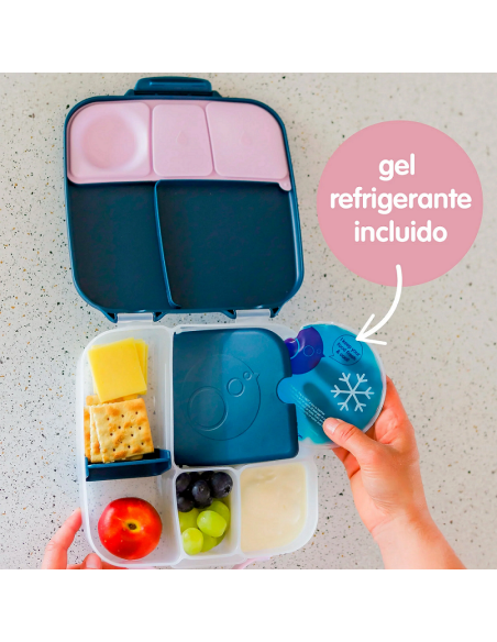 Fiambrera grande con gel refrigerante Lilac Pop