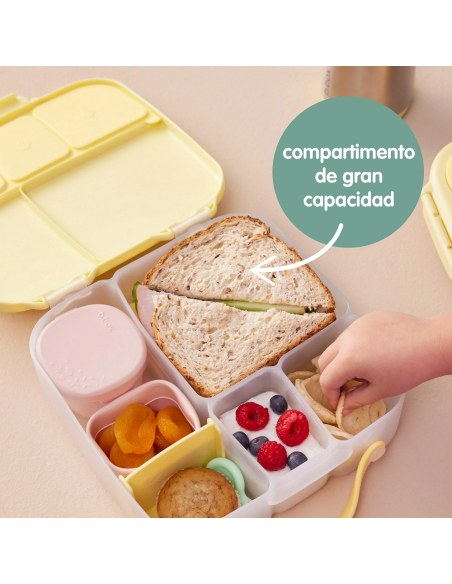 Fiambrera grande con gel refrigerante Lilac Pop