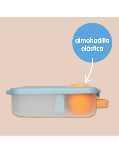 Fiambrera grande con gel refrigerante Lilac Pop