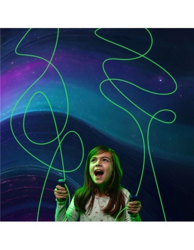Juego de cuerdas voladoras ZipString LUMA, brilla en oscuridad