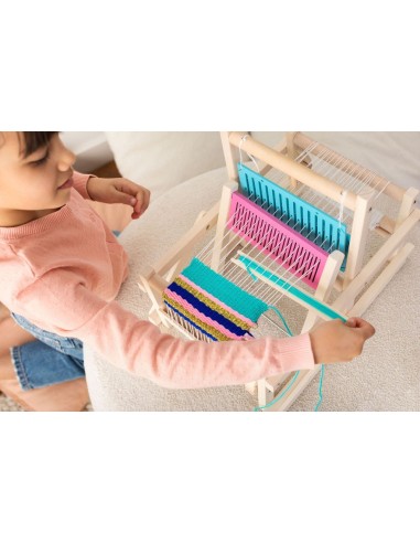 Telar de madera infantil