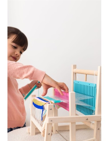 Telar de madera infantil