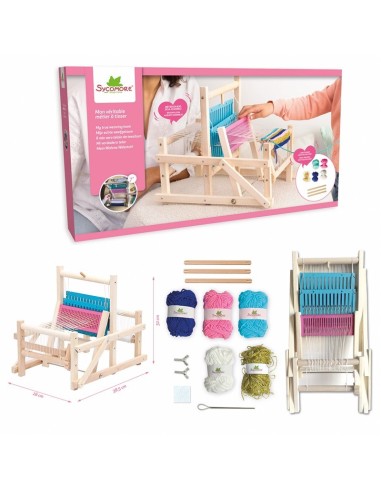 Telar de madera infantil