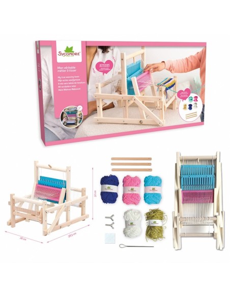 Telar de madera infantil