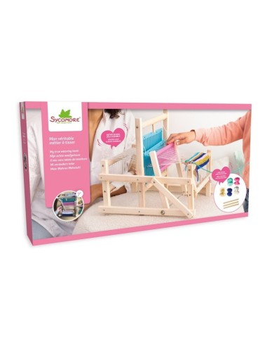 Telar de madera infantil