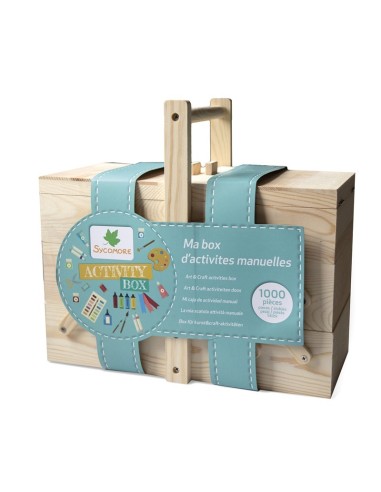 Caja de actividades con 1000 piezas para manualidades