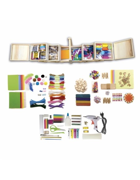 Caja de actividades con 1000 piezas para manualidades