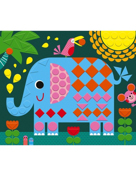 Set de mosaicos de animales