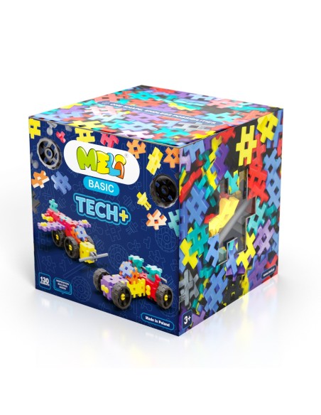 Bloques de construcción Meli Tech+, 130 piezas