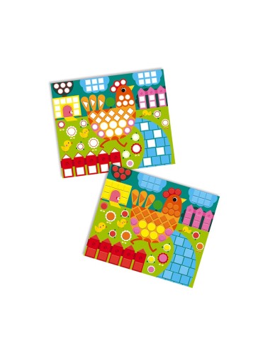 Set de mosaicos de animales