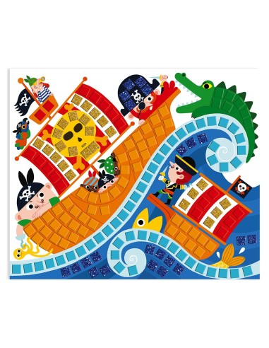 Set de mosaicos de piratas