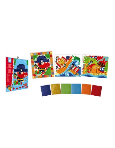 Set de mosaicos de piratas