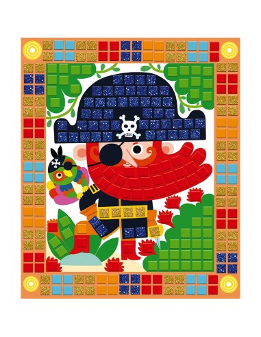 Set de mosaicos de piratas