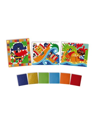 Set de mosaicos de piratas