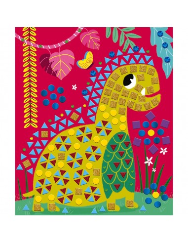 Set de mosaicos de dinosaurios