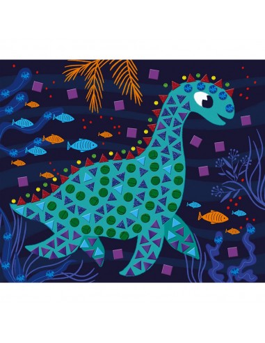 Set de mosaicos de dinosaurios