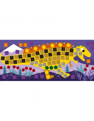 Set de mosaicos de dinosaurios