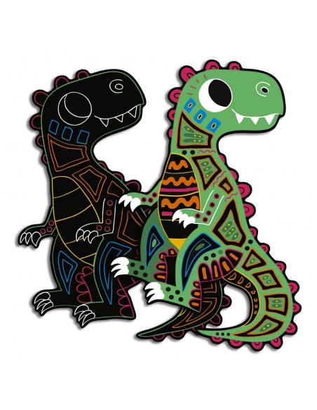 Set para crear siluetas de dinosaurios con scratch