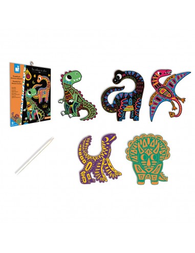 Set para crear siluetas de dinosaurios con scratch