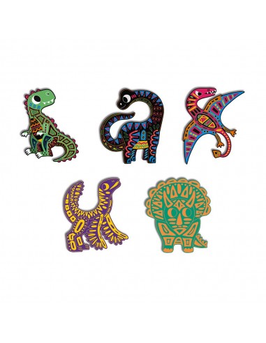 Set para crear siluetas de dinosaurios con scratch