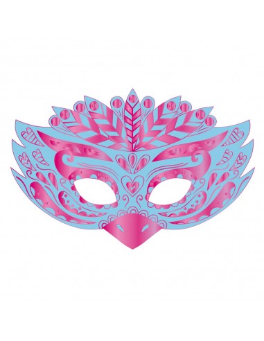 Set para crear máscaras de fiesta con scratch