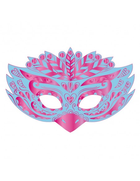 Set para crear máscaras de fiesta con scratch