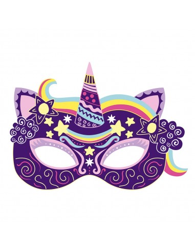 Set para crear máscaras de fiesta con scratch