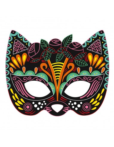 Set para crear máscaras de fiesta con scratch