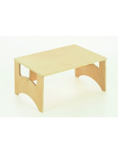 Mesa de madera plegable para panel luminoso