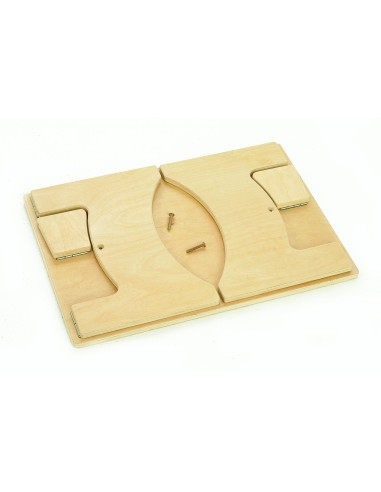 Mesa de madera plegable para panel luminoso