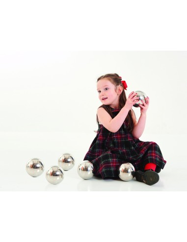 Pelotas misteriosas reflectivas color plata