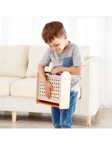 Maletín de herramientas para inventos científicos