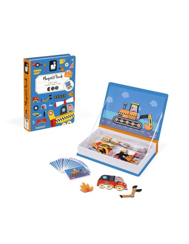 Juego magnético Magneti'book Bólidos